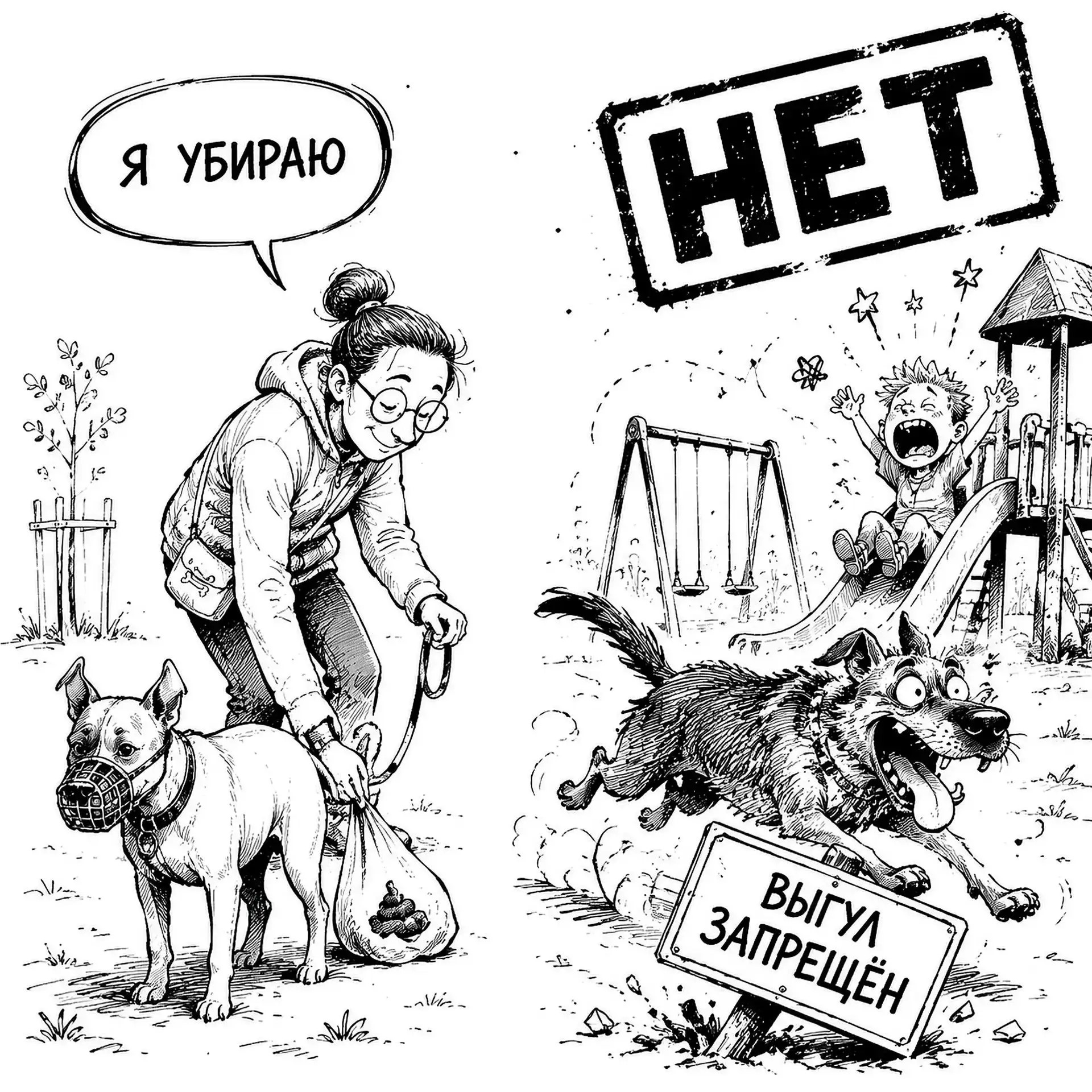 Правила выгула собак